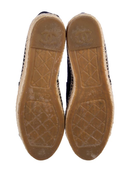 Chanel Interlocking CC Logo Wool Espadrilles