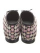 Chanel Interlocking CC Logo Tweed Ballet Flats