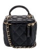 Chanel Mini Top Handle Vanity Case w/ Chain