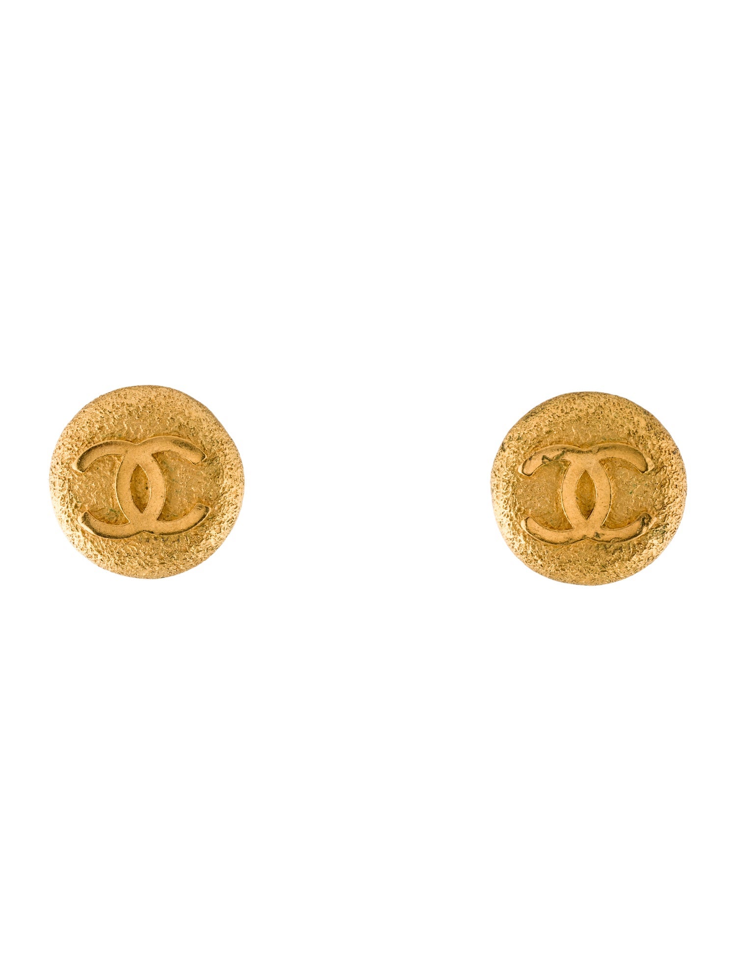 Chanel Vintage CC Clip-On Earrings
