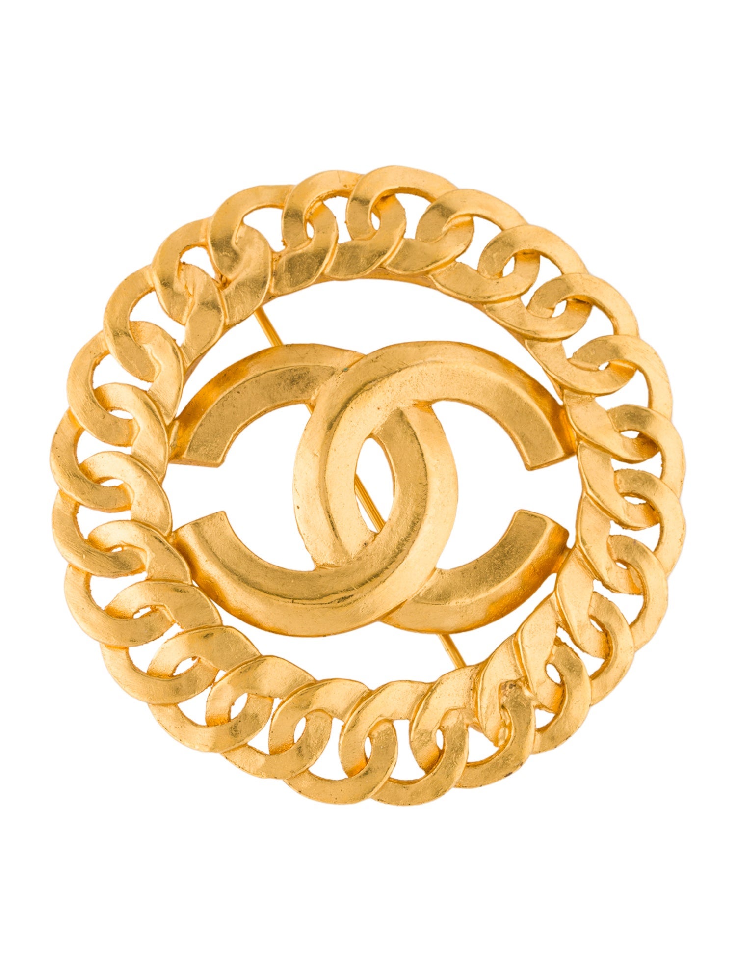 Chanel Vintage CC Link Brooch