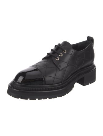 Chanel 2023 Quilted Pattern Oxfords