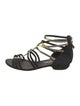 Chanel 2012 Interlocking CC Logo Gladiator Sandals