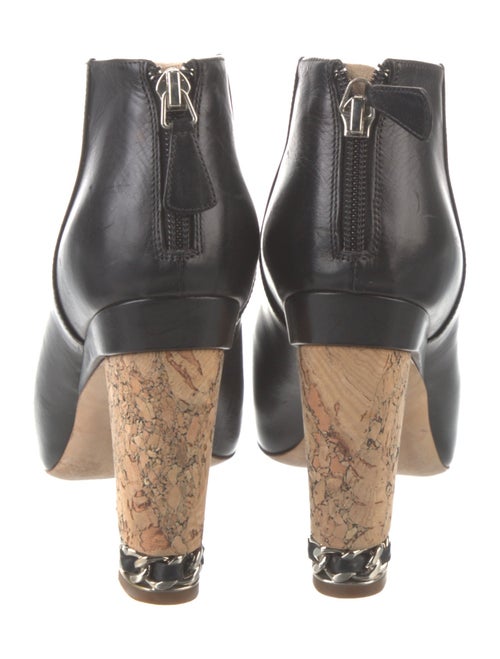 Chanel Interlocking CC Logo Leather Boots