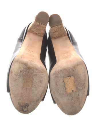 Chanel Interlocking CC Logo Leather Boots