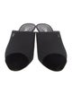 Chanel Interlocking CC Logo Canvas Mules