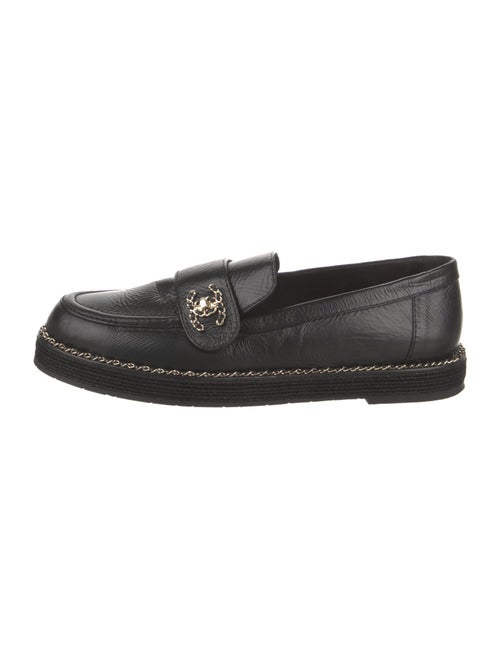 Chanel 2024 Interlocking CC Logo Loafers