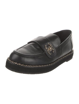 Chanel 2024 Interlocking CC Logo Loafers