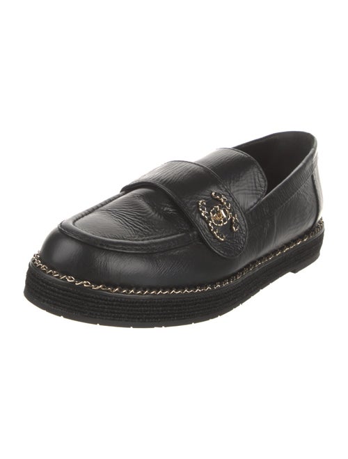 Chanel 2024 Interlocking CC Logo Loafers