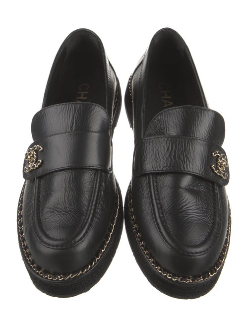 Chanel 2024 Interlocking CC Logo Loafers