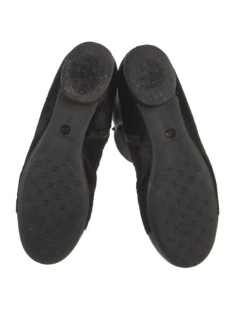 Chanel 2005 Interlocking CC Logo Riding Boots