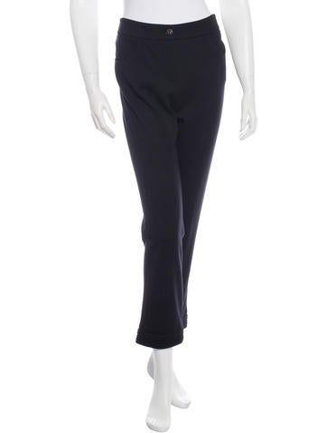 Chanel Quilted Wool Pants