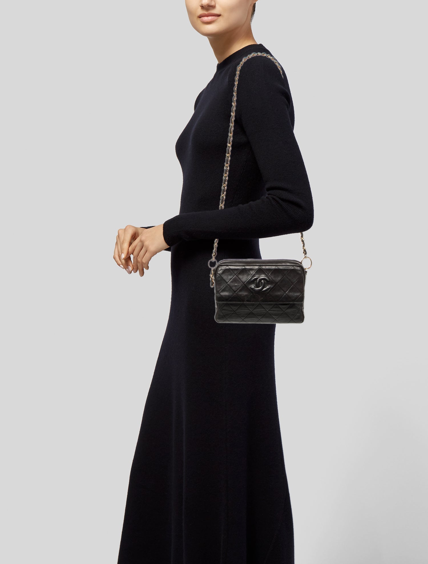 Chanel Diamond CC Camera Bag