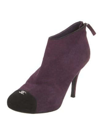 Chanel 2013 Interlocking CC Logo Boots