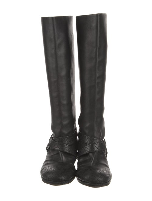 Chanel 2005 Interlocking CC Logo Riding Boots