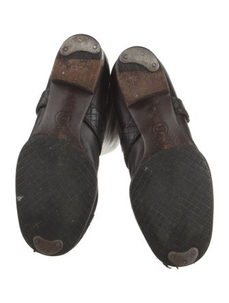 Chanel 2005 Interlocking CC Logo Riding Boots