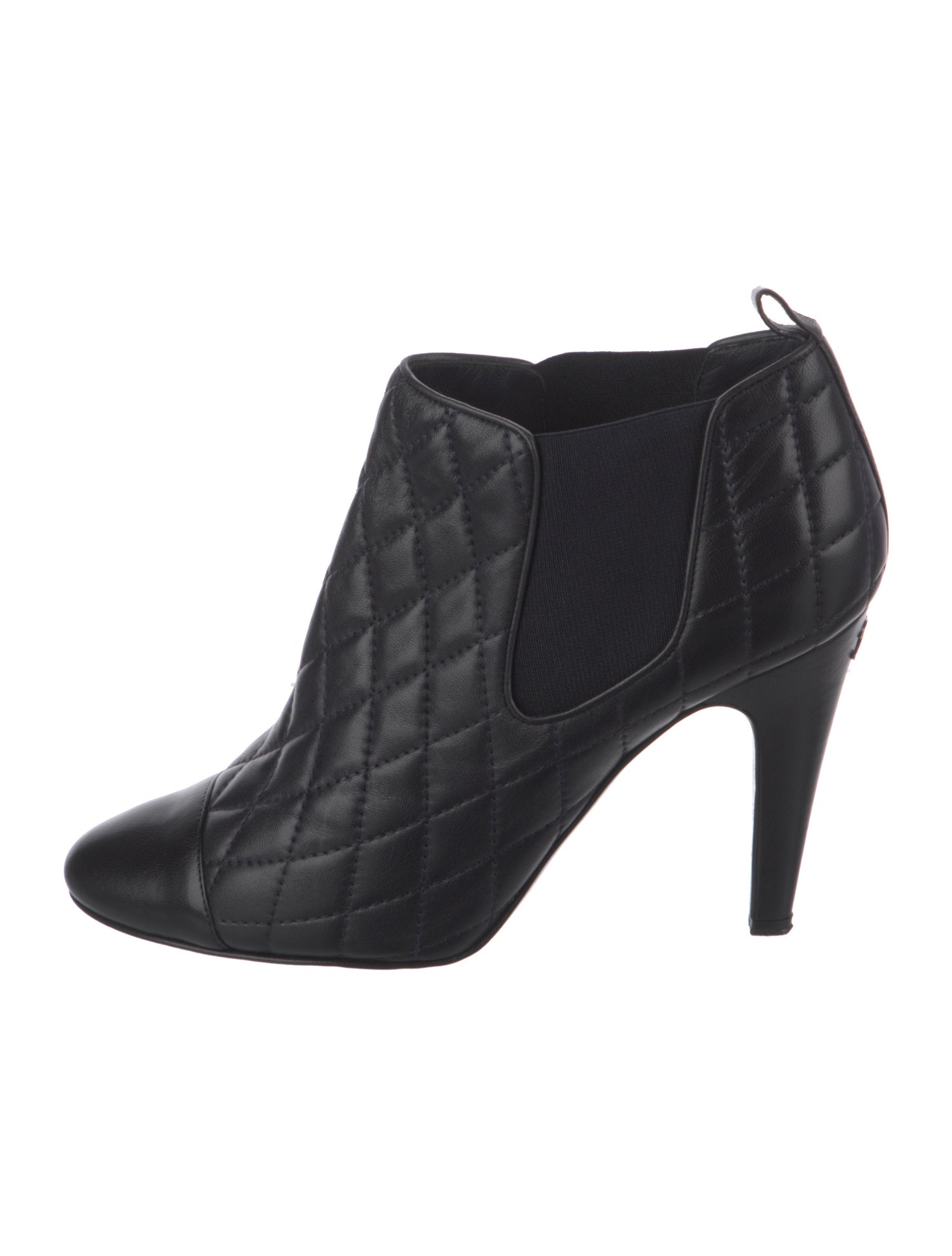 Chanel 2013 Interlocking CC Logo Chelsea Boots