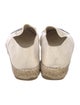 Chanel Interlocking CC Logo Lambskin Espadrilles