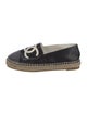 Chanel Interlocking CC Logo Lambskin Espadrilles