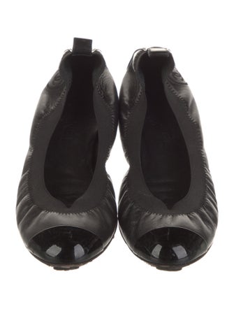 Chanel 2010 Interlocking CC Logo Flats