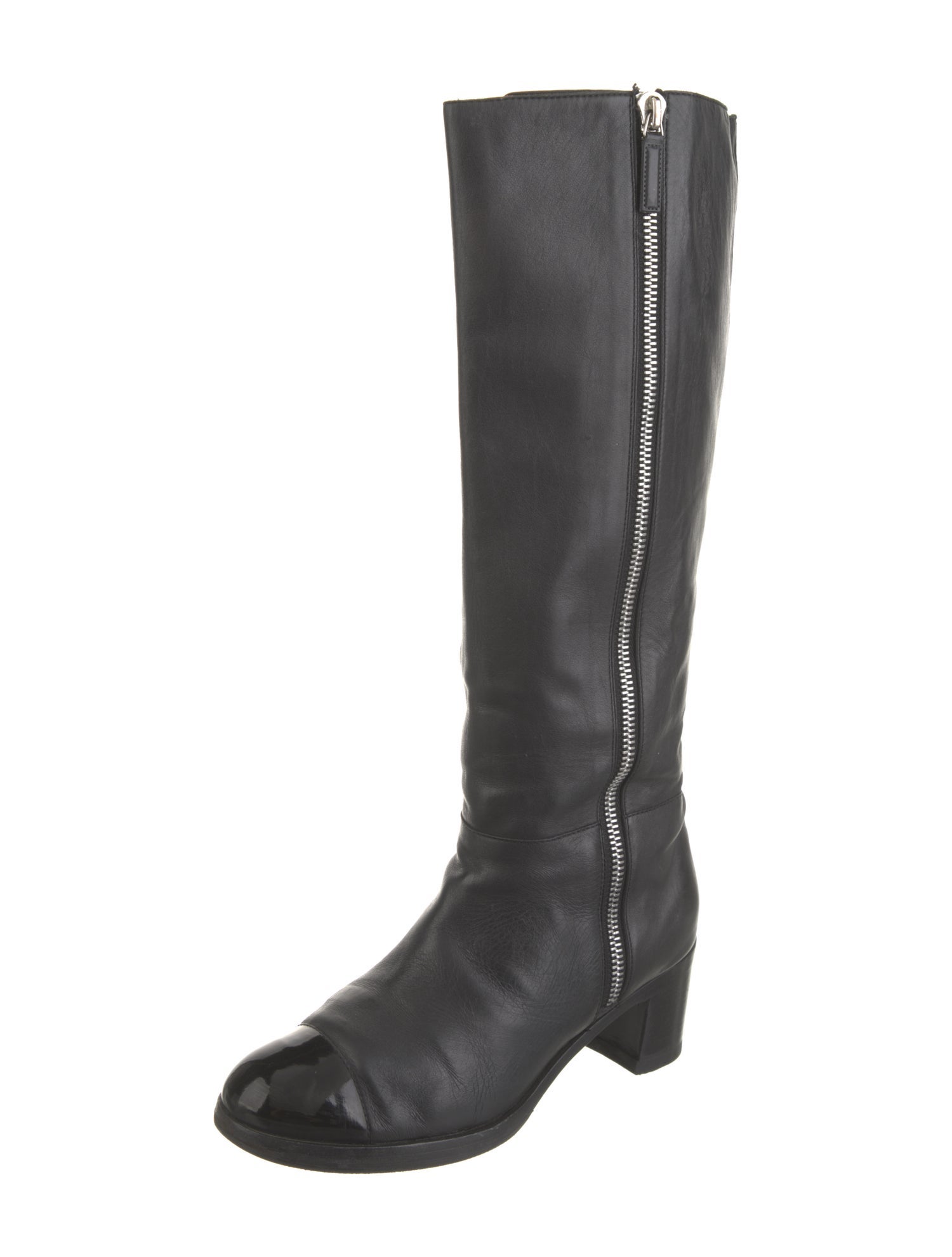 Chanel 2019 Leather Riding Boots