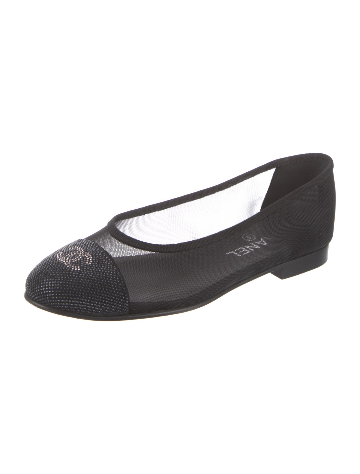 Chanel 2020 Interlocking CC Logo Ballet Flats