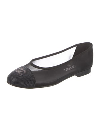Chanel 2020 Interlocking CC Logo Ballet Flats