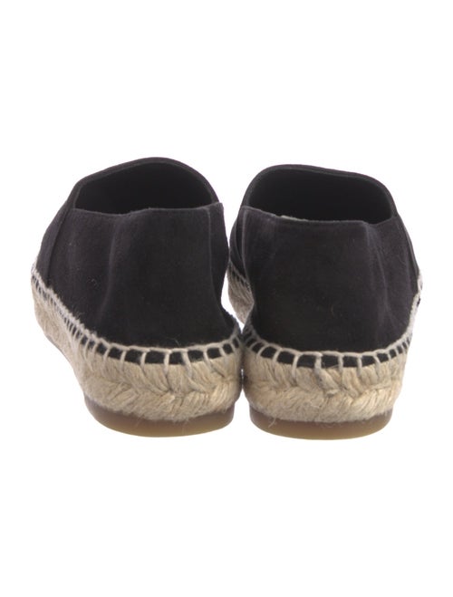Chanel Interlocking CC Logo Suede Espadrilles