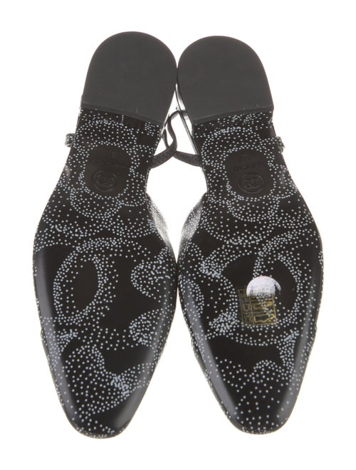 Chanel 2023 Interlocking CC Logo Slingback Flats