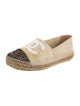 Chanel Interlocking CC Logo Sequin Embellishments Espadrilles