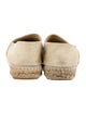 Chanel Interlocking CC Logo Sequin Embellishments Espadrilles