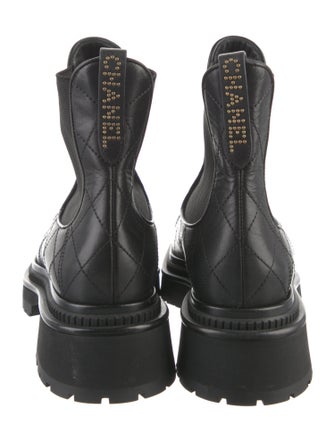Chanel 2023 Quilted Pattern Chelsea Boots