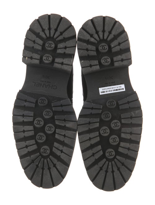 Chanel 2023 Quilted Pattern Chelsea Boots