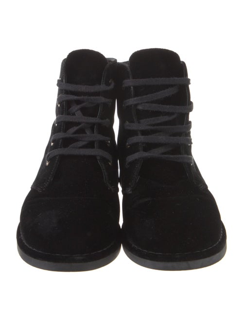 Chanel 2017 Interlocking CC Logo Combat Boots