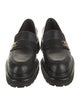 Chanel Interlocking CC Logo Leather Loafers