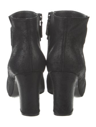 Chanel Interlocking CC Logo Leather Boots