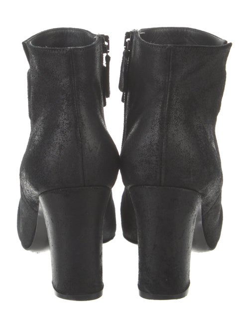 Chanel Interlocking CC Logo Leather Boots