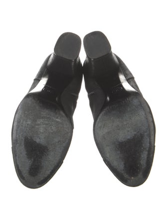 Chanel Interlocking CC Logo Leather Boots