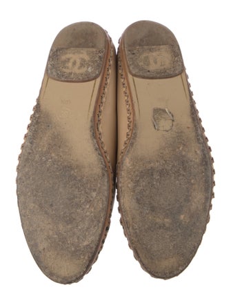 Chanel 2019 Interlocking CC Logo Espadrilles