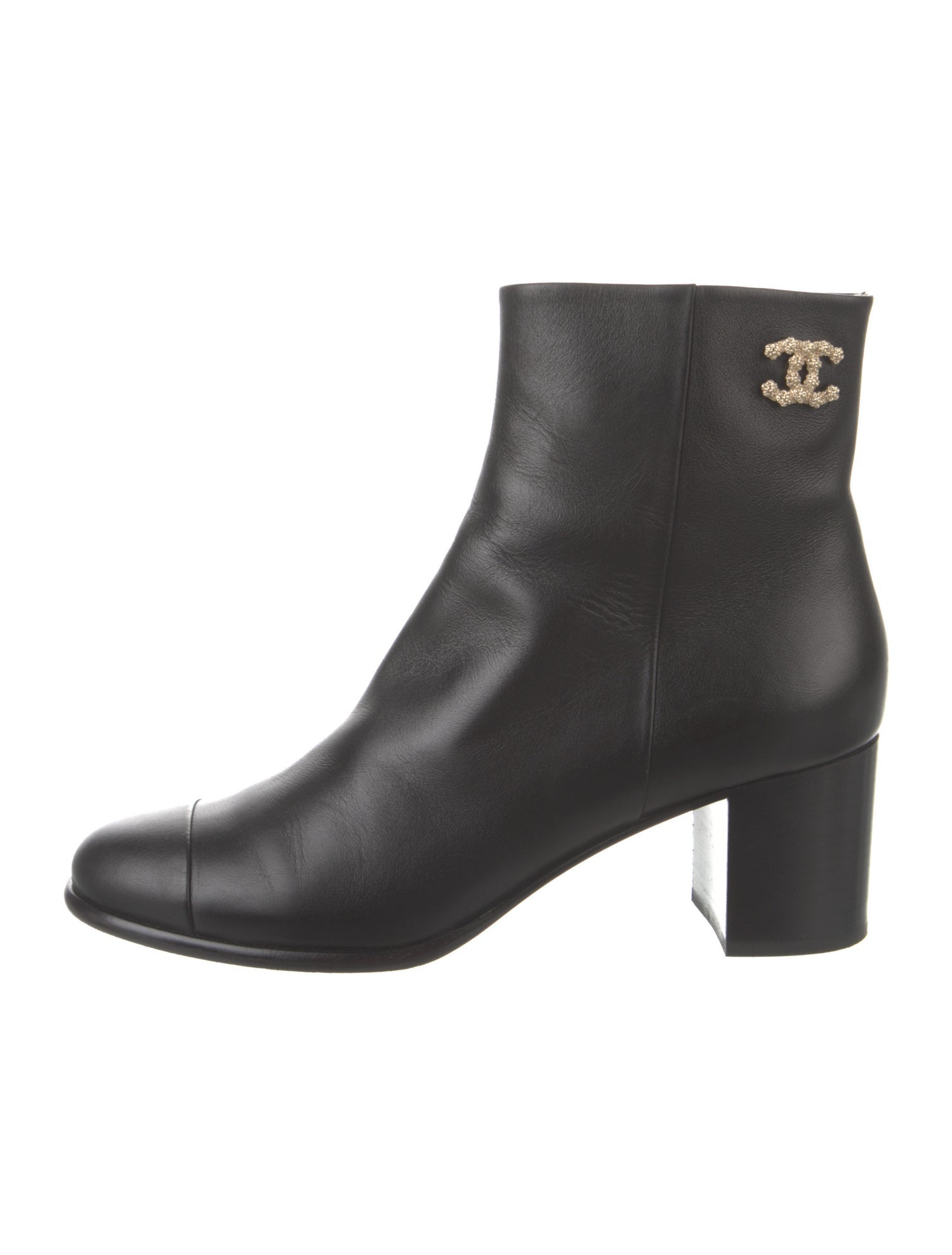 Chanel 2020 Interlocking CC Logo Boots