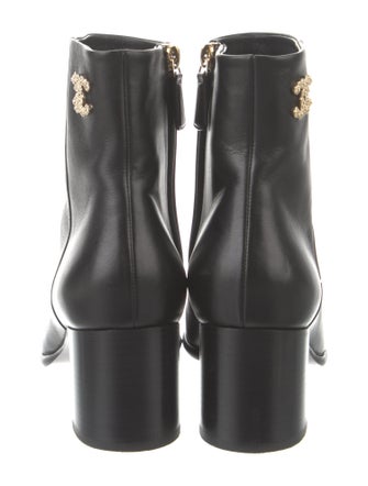 Chanel 2020 Interlocking CC Logo Boots