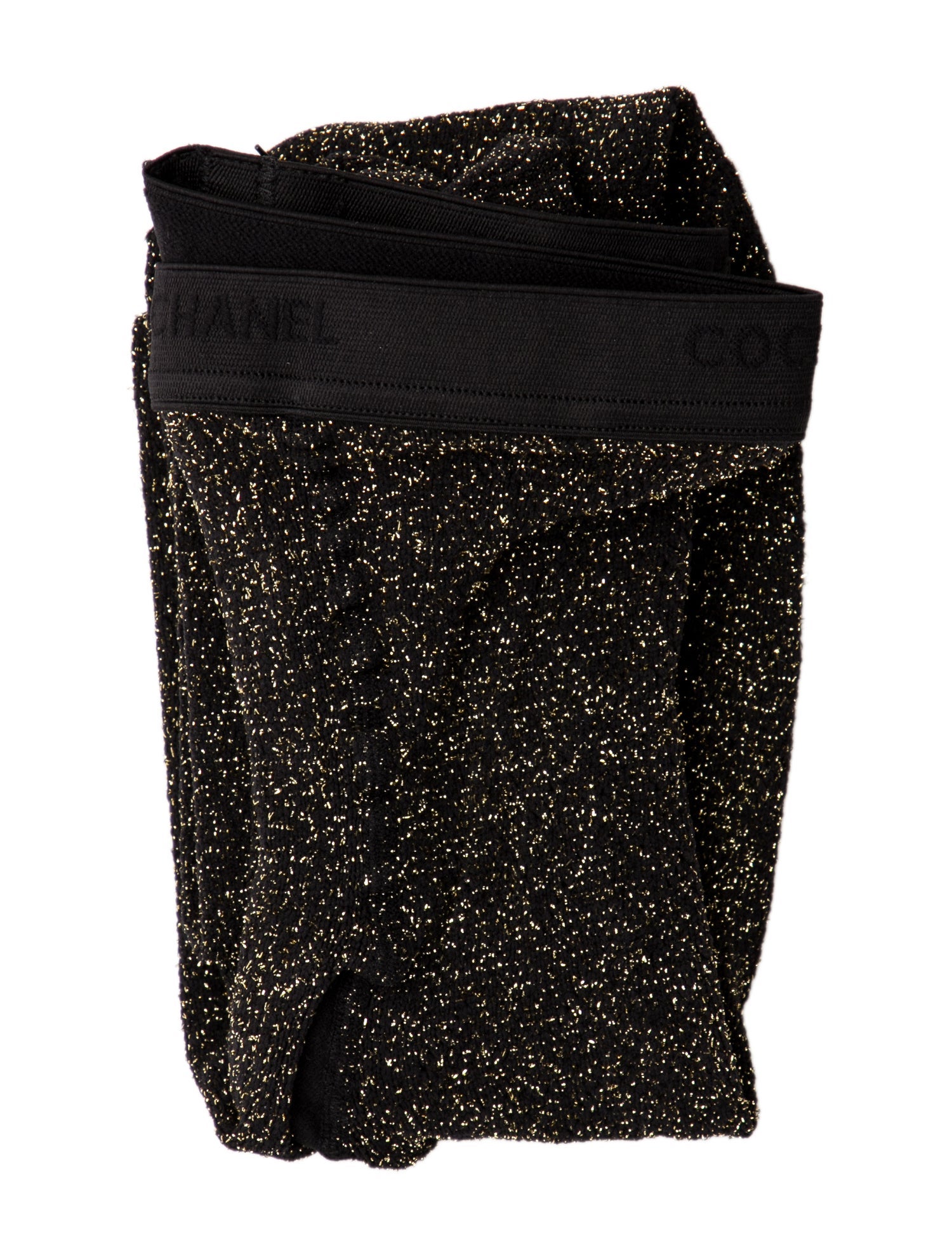Chanel CC Glitter Tights