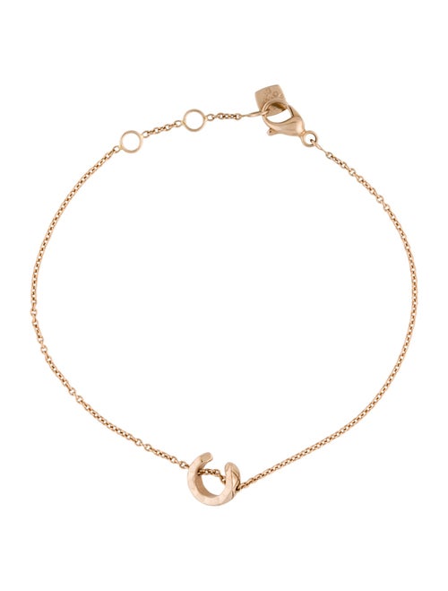 Chanel 18K Coco 'C' Charm Bracelet