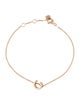 Chanel 18K Coco 'C' Charm Bracelet