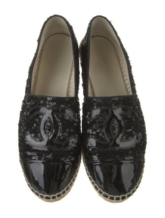 Chanel 2016 Interlocking CC Logo Espadrilles