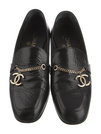 Chanel 2024 Interlocking CC Logo Loafers