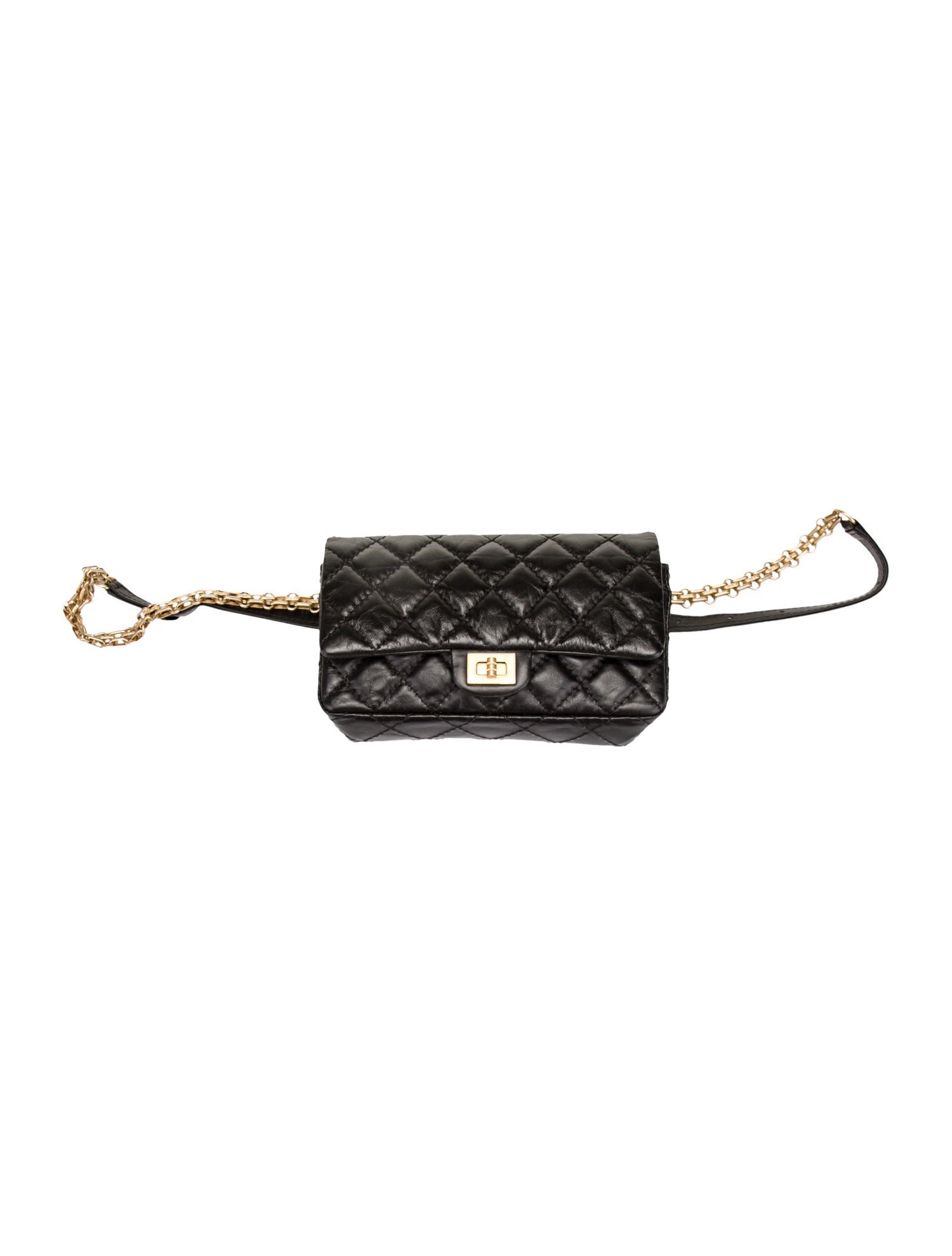 Chanel Reissue 2.55 Belt Bag Quilted Aged
