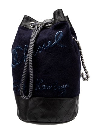 Chanel Drawstring Sling Backpack