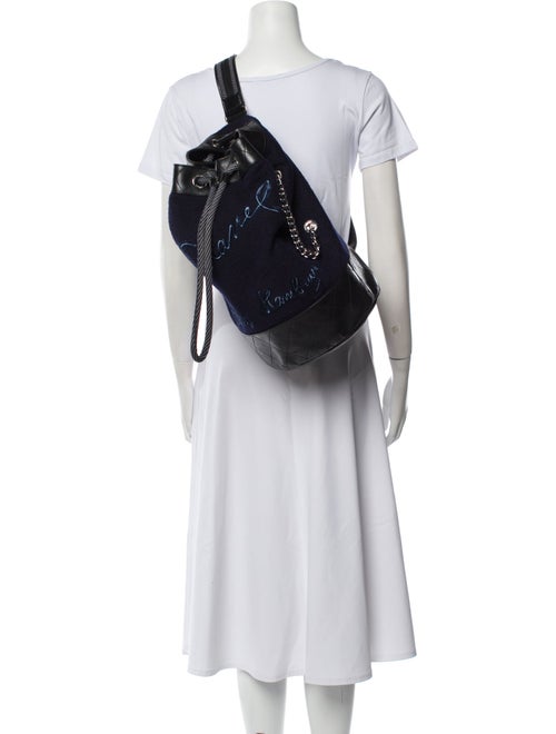 Chanel Drawstring Sling Backpack