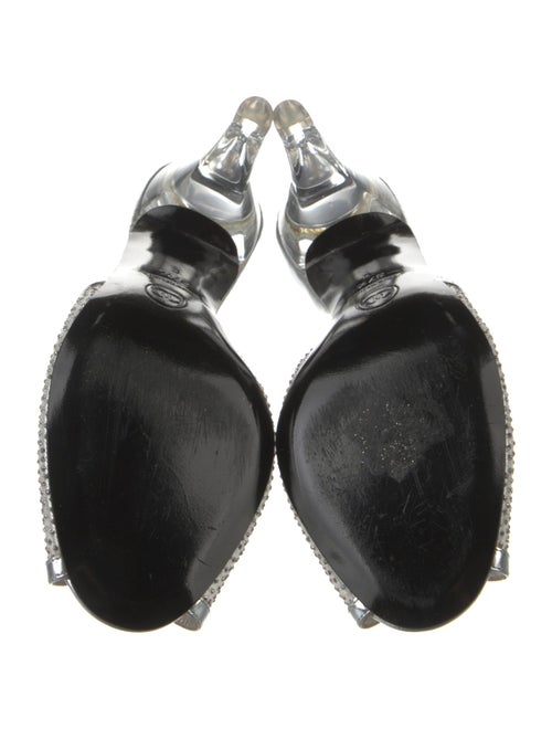 Chanel Interlocking CC Logo Mesh Slides